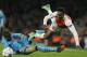 Danny Welbeck in action against Barcelona.