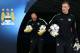 KIEV, UKRAINE - FEBRUARY 24: Goalkeeper Joe Hart of Manchester City walks out onto the pitch to warm up prior to kickoff during the UEFA Champions League round of 16, first leg match between FC Dynamo Kyiv and Manchester City FC at the Olympic Stadium on