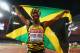 BEIJING, CHINA - AUGUST 29: Shelly-Ann Fraser-Pryce of Jamaica celebrates after crossing the finish line to win gold in the Women's 4x100 Metres Relay final during day eight of the 15th IAAF World Athletics Championships Beijing 2015 at Beijing National