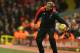 LIVERPOOL, ENGLAND - MARCH 02: Jurgen Klopp manager of Liverpool holding the match ball during the Barclays Premier League match between Liverpool and Manchester City at Anfield on March 2, 2016 in Liverpool, England. (Photo by Clive Brunskill/Getty Ima