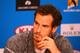 MELBOURNE, AUSTRALIA - JANUARY 31: Andy Murray of Great Britain during a press conference after losing the Men's Singles Final to Novak Djokovic of Serbia during day 14 of the 2016 Australian Open at Melbourne Park on January 31, 2016 in Melbourne, Austr