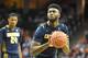 CHARLOTTESVILLE, VA - DECEMBER 22: Jaylen Brown #0 of the California Golden Bears takes a foul shot during a college basketball game against the Virginia Cavaliers at John Paul Jones Arena on December 22, 2015 in Charlottesville, Virginia. The Cavaliers