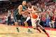 Valentine found himself overmatched on occasion during his freshman season in East Lansing.