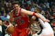 Mar 7, 2016; Chicago, IL, USA; Chicago Bulls center Pau Gasol (16) moves around defender Milwaukee Bucks center Greg Monroe (15) during the second half of the game at United Center. Mandatory Credit: Caylor Arnold-USA TODAY Sports