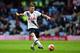 Toby Alderweireld making a pass in Tottenham's 2-0 win over Aston Villa on Sunday.