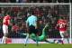 MANCHESTER, ENGLAND - MARCH 17: Goalkeeper David De Gea of Manchester United stretches to make a save during the UEFA Europa League round of 16, second leg match between Manchester United and Liverpool at Old Trafford on March 17, 2016 in Manchester, Eng