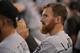 KANSAS CITY, MO - SEPTEMBER 05: Adam LaRoche #25 of the Chicago White Sox watches their game against the Kansas City Royals during the sixth inning at Kauffman Stadium on September 5, 2015 in Kansas City, Missouri. The White Sox won the game 6-1.(Photo by
