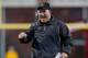 Auburn OL coach Herb Hand at Vanderbilt in 2010