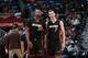 NEW ORLEANS, LA - MARCH 22: Dwyane Wade #3 and Goran Dragic #7 of the Miami Heat during the game on March 22, 2016 at Smoothie King Center in New Orleans, Louisiana. NOTE TO USER: User expressly acknowledges and agrees that, by downloading and or using t
