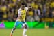 Mar 12, 2016; Columbus, OH, USA; Columbus Crew defender Harrison Afful (25) kicks the ball in the first half of the game against the Philadelphia Union at Mapfre Stadium. Philadelphia Union beat the Columbus Crew by the score of 2-1. Mandatory Credit: Tre