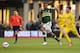 COLUMBUS, OH - DECEMBER 6: Fanendo Adi #9 of the Portland Timbers controls the ball against the Columbus Crew SC on December 6, 2015 at MAPFRE Stadium in Columbus, Ohio. Portland defeated Columbus 2-1 to take the MLS Cup title. (Photo by Jamie Sabau/Get