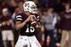 STARKVILLE, MS - NOVEMBER 28: Dak Prescott #15 of the Mississippi State Bulldogs drops back to pass during a game against the Mississippi Rebels at Davis Wade Stadium on November 28, 2015 in Starkville, Mississippi. Mississippi defeated Mississippi Stat