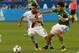 Apr 10, 2016; Carson, CA, USA; Los Angeles Galaxy midfielder Sebastian Lletget (17) and Portland Timbers defender Chris Klute (15) chase down the ball in the first half of the game at StubHub Center. Mandatory Credit: Jayne Kamin-Oncea-USA TODAY Sports