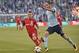 Mar 20, 2016; Kansas City, KS, USA; Sporting KC defender Nuno Coelho (12) dribbles the ball against Toronto FC forward Sebastian Giovinco (10) during the first half at Children's Mercy Park. Mandatory Credit: Peter G. Aiken-USA TODAY Sports