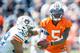 AUBURN, AL - APRIL 9: Quarterback John Franklin III #5 of the Auburn Tigers hands the ball off to running back Malik Miller #32 of the Auburn Tigers during their spring game at Jordan Hare Stadium on April 9, 2016 in Auburn, Alabama. (Photo by Michael Ch