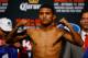 NEW YORK, NY - OCTOBER 16: Roman Gonzalez weighs in defending his WBC Flyweight Title against Brian Viloria at Madison Square Garden on October 16, 2015 in New York City. (Photo by Al Bello/Getty Images)