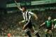 03 Apr 1996: Les Ferdinand of Newcastle celebrates after scoring the equaliser against Liverpool during their FA Premiership game at Anfield in Liverpool, England. Mandatory Credit: Ross Kinnaird/Allsport