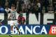 Juventus' forward Paulo Dybala from Argentina celebrates after scoring a penalty during the Italian Serie A football match Juventus Vs Lazio on April 20, 2016 at the 'Juventus Stadium' in Turin. / AFP / MARCO BERTORELLO (Photo credit should read M