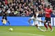 Nkunku winning the penalty against Guingamp