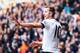 LONDON, ENGLAND - MARCH 20: Harry Kane of Tottenham Hotspur celebrates as he scores their second goal during the Barclays Premier League match between Tottenham Hotspur and A.F.C. Bournemouth at White Hart Lane on March 20, 2016 in London, United Kingdom