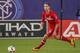 Apr 10, 2016; New York, NY, USA; Chicago Fire defender Jonathan Campbell (16) looks up against the New York City FC during the first half at Yankee Stadium. NYCFC and Chicago played to a 0-0 tie. Mandatory Credit: Vincent Carchietta-USA TODAY Sports