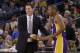 Luke Walton (left) and Metta World Peace