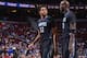 PHILADELPHIA - JANUARY 04: Karl-Anthony Towns #32 and Kevin Garnett #21 of the Minnesota Timberwolves talk during the game against the Philadelphia 76ers at the Wells Fargo Center on January 4, 2016 in Philadelphia, Pennsylvania. NOTE TO USER: User expre