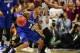 Mar 13, 2016; Nashville, TN, USA; Kentucky Wildcats guard Tyler Ulis (3) looks to pass the ball in the first half against the Texas A&M Aggies during the championship game of SEC tournament at Bridgestone Arena. Mandatory Credit: Christopher Hanewinckel-U