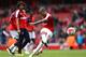 LONDON, ENGLAND - APRIL 17: Theo Walcott of Arsenal warms up ahead of the Barclays Premier League match between Arsenal and Crystal Palace at the Emirates Stadium on April 17, 2016 in London, England. (Photo by Paul Gilham/Getty Images)