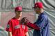Pitching for the Red Sox has given Wright a chance to work with fellow knuckleballer Tim Wakefield.