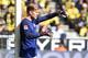 Mainz' goalkeeper Loris Karius gestures during the German first division Bundesliga football match Borussia Dortmund vs FSV Mainz 05 in Dortmund, western Germany, on April 19, 2014. Dortmund won the match 4-2. AFP PHOTO / PATRIK STOLLARZ
DFL RULES TO LIM