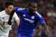 Fiorentina's Argentinian defender Facundo Roncaglia (L) chases Chelsea's Nigerian midfielder Victor Moses (R) during the pre-season friendly International Champions Cup football match between Chelsea and Fiorentina at Stamford Bridge in London on August 5