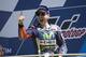 SCARPERIA, ITALY - MAY 22: Jorge Lorenzo of Spain and Movistar Yamaha MotoGP celebrates on the podium the victory at the end of the MotoGP race during MotoGp of Italy - Race at Mugello Circuit on May 22, 2016 in Scarperia, Italy. (Photo by Mirco Lazzari