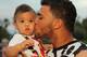 Yoan Moncada and his son, Robinson