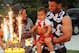 Nicole Banks, Robinson Moncada and Yoan Moncada celebrated the boy's first birthday last September in California.