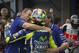 ASSEN, NETHERLANDS - JUNE 25: Valentino Rossi of Italy and Movistar Yamaha MotoGP celebrate with team the second place at the end of the qualifying practice during the at MotoGP Netherlands - Qualifying on June 25, 2016 in Assen, Netherlands. (Photo by