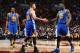 CLEVELAND, OH - JUNE 16: Stephen Curry #30 and Draymond Green #23 of the Golden State Warriors celebrate against the Cleveland Cavaliers in Game Six of the 2016 NBA Finals on June 16, 2016 at Quicken Loans Arena in Cleveland, Ohio. NOTE TO USER: User exp