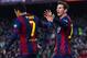 BARCELONA, SPAIN - FEBRUARY 15: Lionel Messi of FC Barcelona celebrates with his teammate Pedro Rodriguez of FC Barcelona after scoring his team's third goal during the La Liga match between FC Barcelona and Levante UD at Camp Nou on February 15, 2015 in
