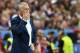 France's coach Didier Deschamps reacts as he watches the game during the Euro 2016 final football match between France and Portugal at the Stade de France in Saint-Denis, north of Paris, on July 10, 2016. / AFP / FRANCK FIFE (Photo credit should re