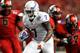 ATLANTA, GA - SEPTEMBER 03: D.J. Harper #7 of the Boise State Broncos rushes upfield against the Georgia Bulldogs at Georgia Dome on September 3, 2011 in Atlanta, Georgia. (Photo by Kevin C. Cox/Getty Images)