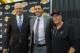 Jun 21, 2016; El Segunda, CA, USA; Los Angeles Lakers general manager Mitch Kupchak, head coach Luke Walton and part-owner and executive vice president of basketball operations Jim Buss at today's press conference at Toyota Sports Center. Mandatory Credi
