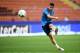 MILAN, ITALY - MAY 27: James Rodriguez of Real Madrid has a shot on goal during a Real Madrid training session on the eve of the UEFA Champions League Final against Atletico de Madrid at Stadio Giuseppe Meazza on May 27, 2016 in Milan, Italy. (Photo by