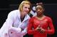 Aimee Boorman and Simone Biles.