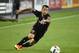 Jul 23, 2016; Toronto, Ontario, CAN; DC United forward Luciano Acosta (11) dribbles the ball upfield against Toronto FC in the second half at BMO iField. Mandatory Credit: Dan Hamilton-USA TODAY Sports