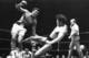 Muhammad Ali versus Kanji "Antonio" Inoki. This kick—one of the few exciting moments in an otherwise boring exhibition—injured Ali.
