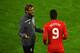 BASEL, SWITZERLAND - MAY 18: Jurgen Klopp, manager of Liverpool instructs Christian Benteke during the UEFA Europa League Final match between Liverpool and Sevilla at St. Jakob-Park on May 18, 2016 in Basel, Switzerland. (Photo by Dennis Grombkowski/Get
