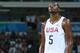 Kevin Durant attempted only four shots from the field against Serbia.