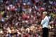 LONDON, ENGLAND - AUGUST 14: Arsene Wenger, Manager of Arsenal looks on during the Premier League match between Arsenal and Liverpool at Emirates Stadium on August 14, 2016 in London, England. (Photo by Mike Hewitt/Getty Images)