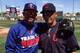 Rougned and his uncle Rouglas, who has been in the Indians organization for almost 30 years.
