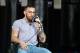 LAS VEGAS, NV - AUGUST 12: UFC Featherweight Champion Conor McGregor speaks to members of the media during an open workout at his gym on August 12, 2016 in Las Vegas, Nevada. McGregor is scheduled to fight Nate Diaz in a welterweight rematch at UFC 202: